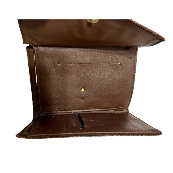 BAG BAZAAR Bi-fold Brown Multi-Color Wallet Coin Purse - Picture 8 of 12